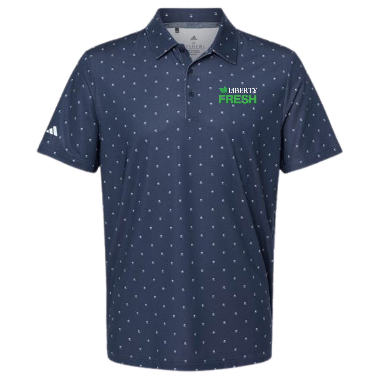 Adidas Men's Ultimate365 Pine Tree Polo - Collegiate Navy/White