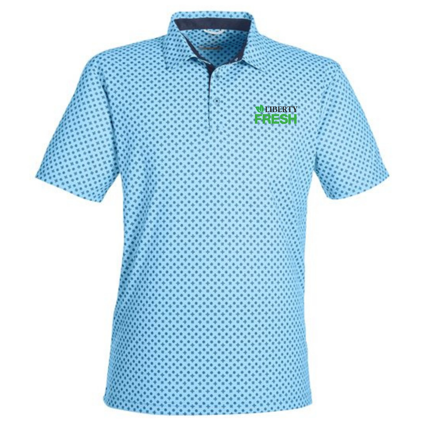 Swannies Men's Hazelwood Polo - Sky/Navy