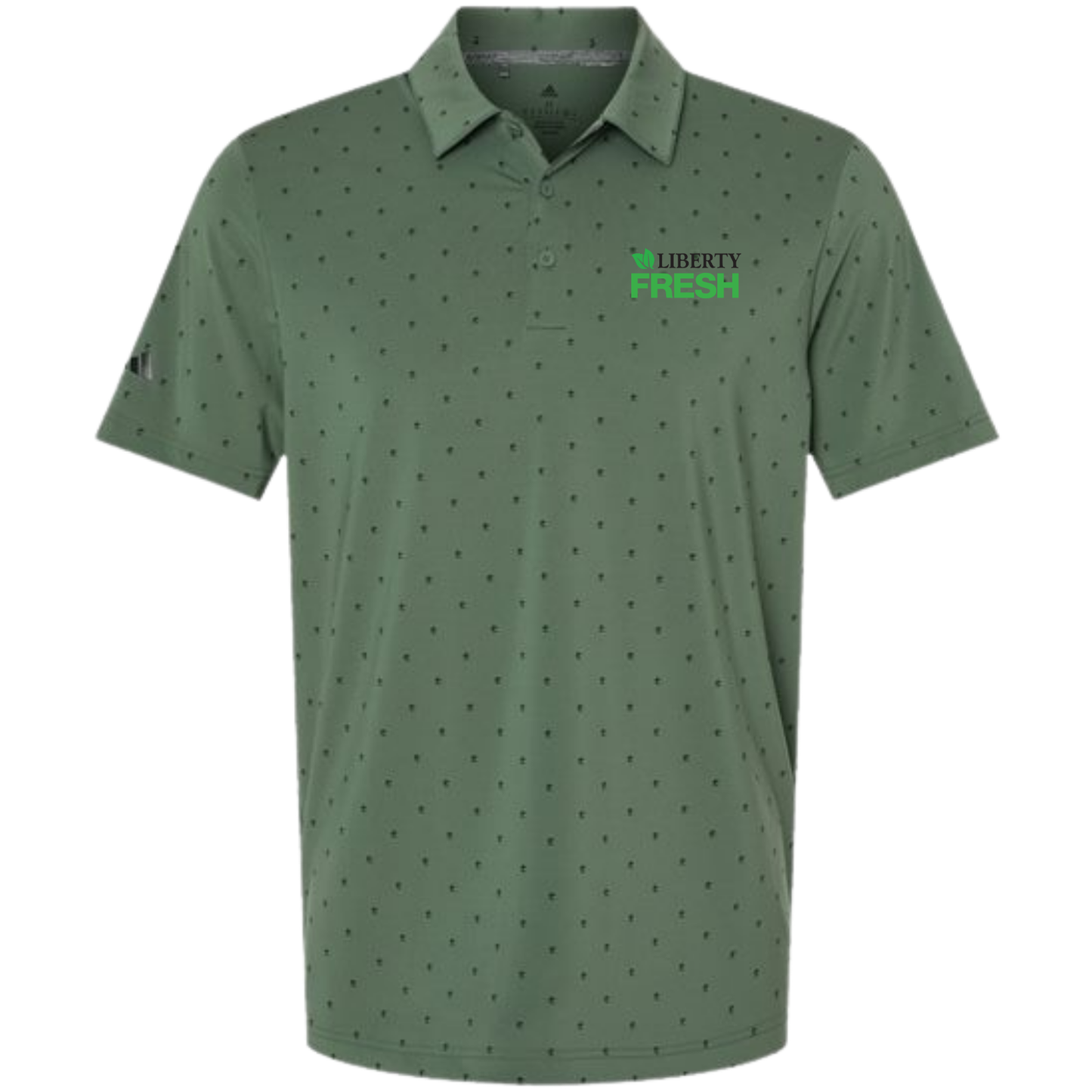 Adidas Men's Ultimate365 Pine Tree Polo - Green Oxide/Black