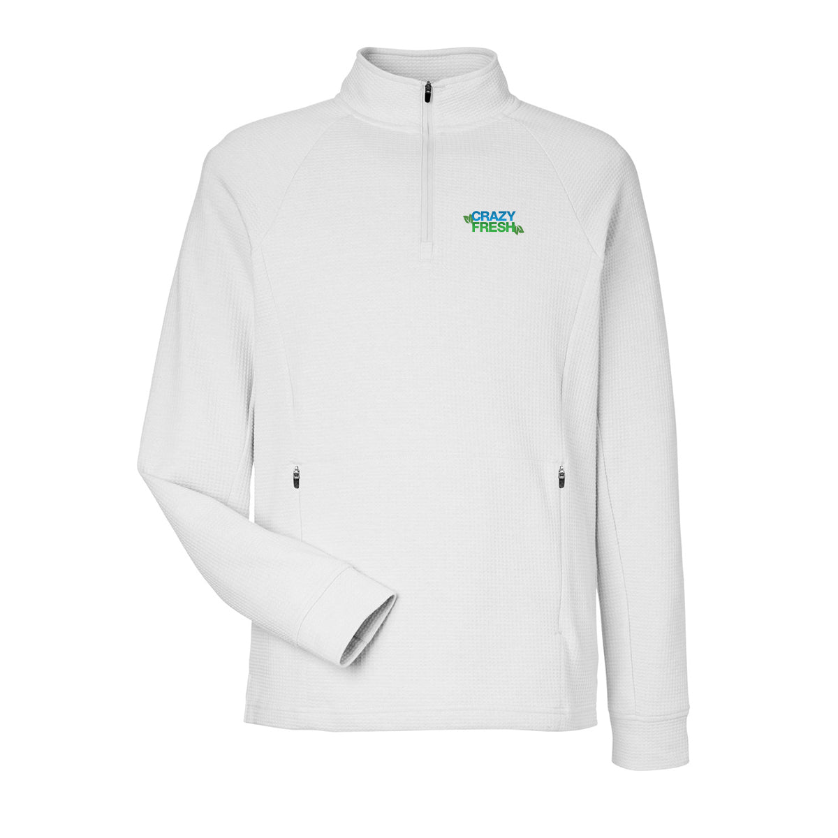 North End Men's Rhythm Waffle Pullover - Platinum