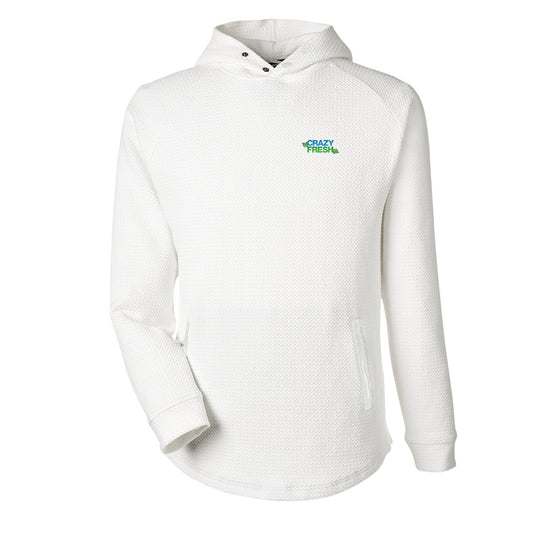 Swannies® Golf Unisex Camden Hooded Pullover - Vintage White